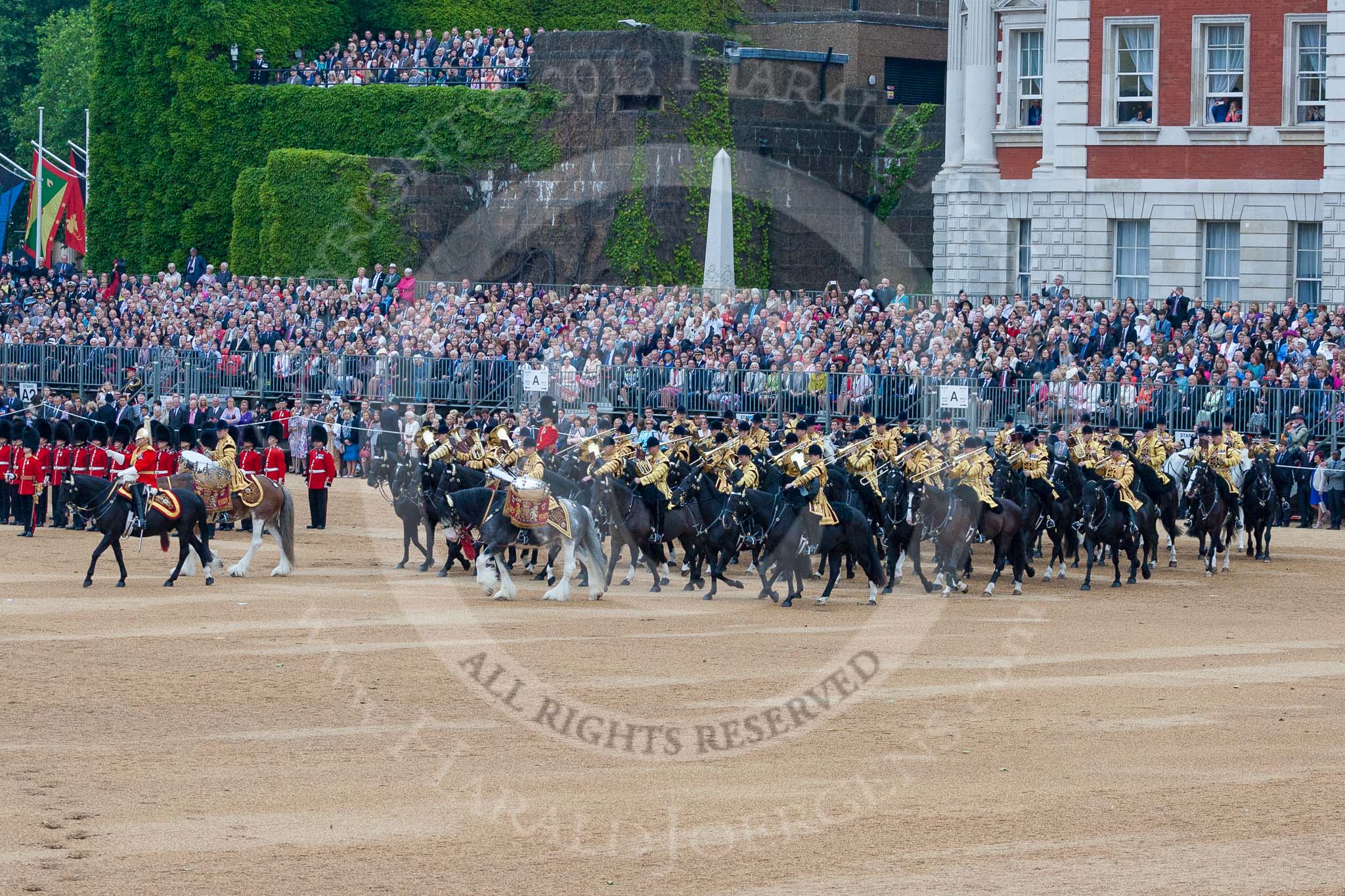 Trooping the Colour 2015. Image #520, 13 June 2015 11:51 Horse Guards Parade, London, UK