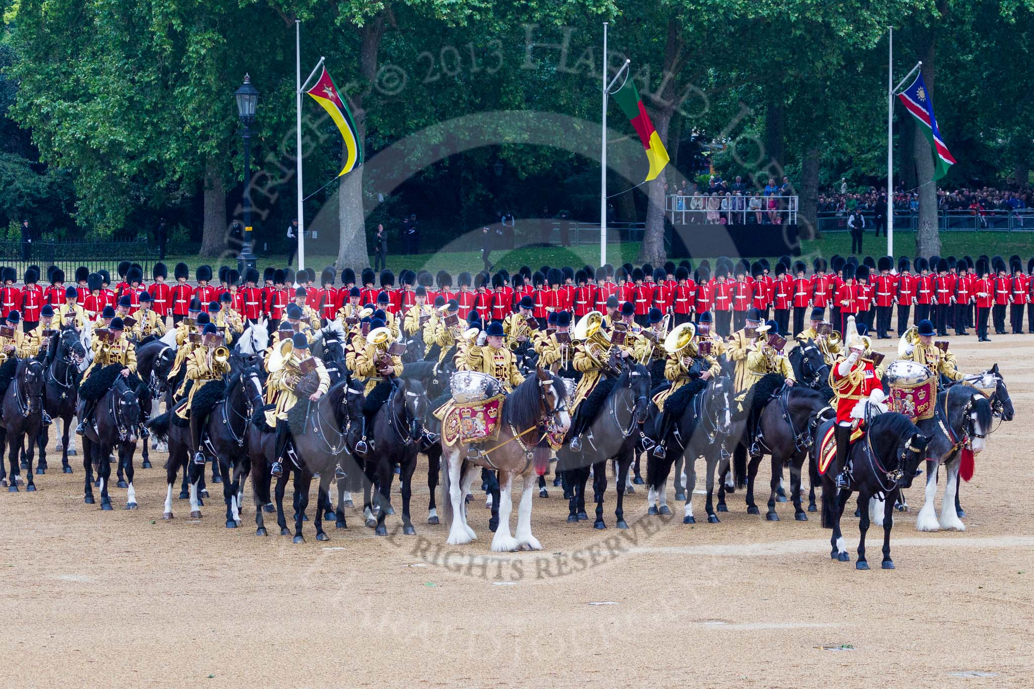 Trooping the Colour 2015. Image #527, 13 June 2015 11:52 Horse Guards Parade, London, UK