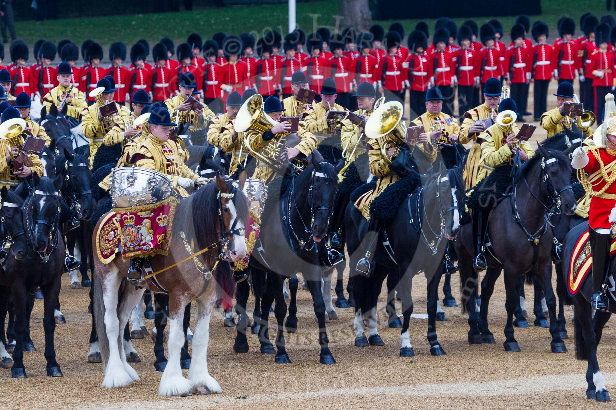 Trooping the Colour 2015. Image #528, 13 June 2015 11:52 Horse Guards Parade, London, UK