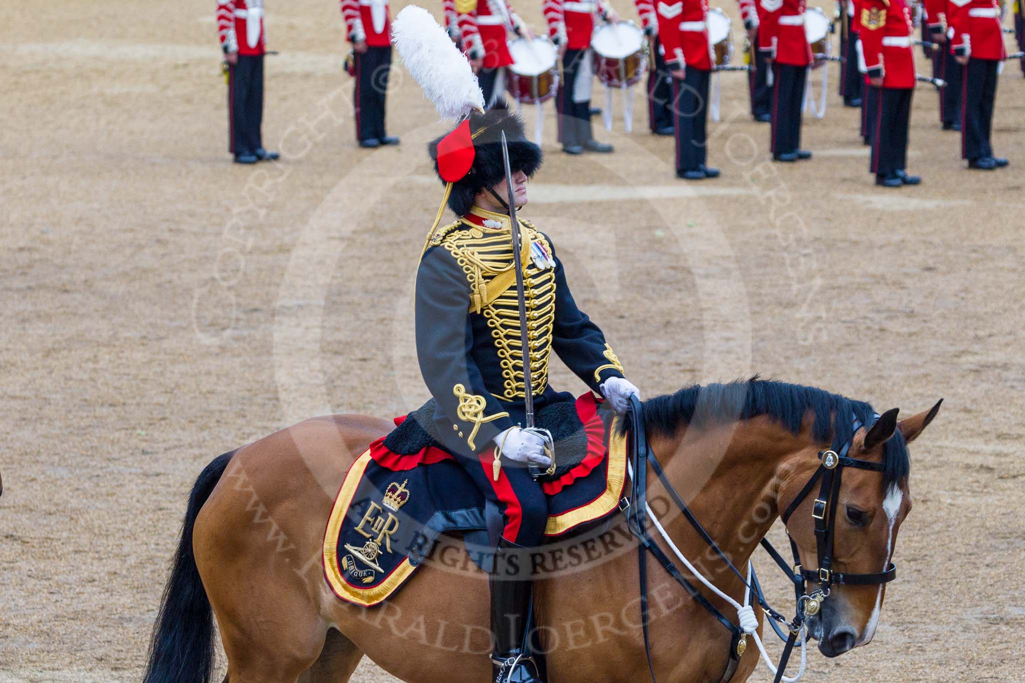 Trooping the Colour 2015. Image #530, 13 June 2015 11:53 Horse Guards Parade, London, UK