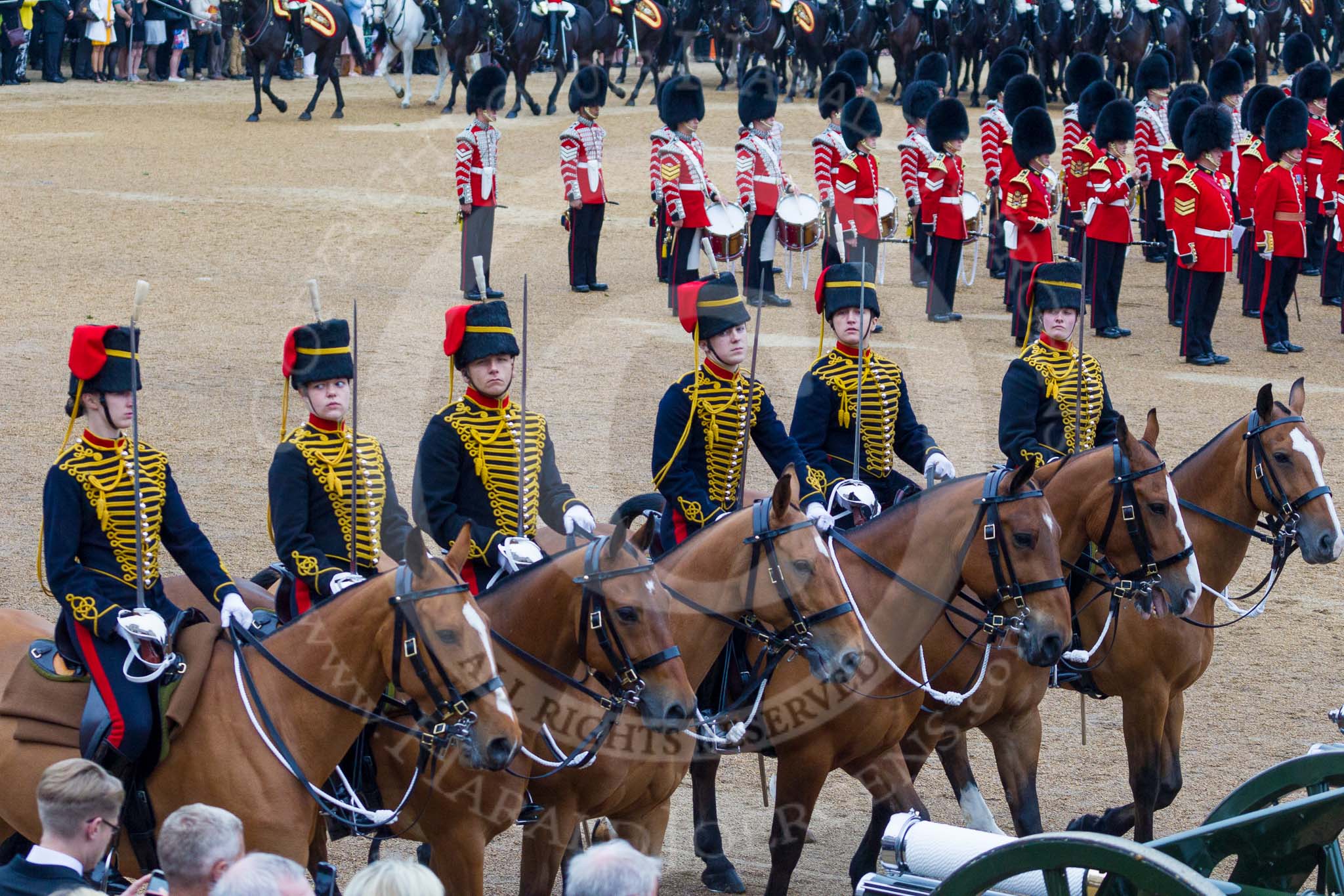 Trooping the Colour 2015. Image #537, 13 June 2015 11:53 Horse Guards Parade, London, UK