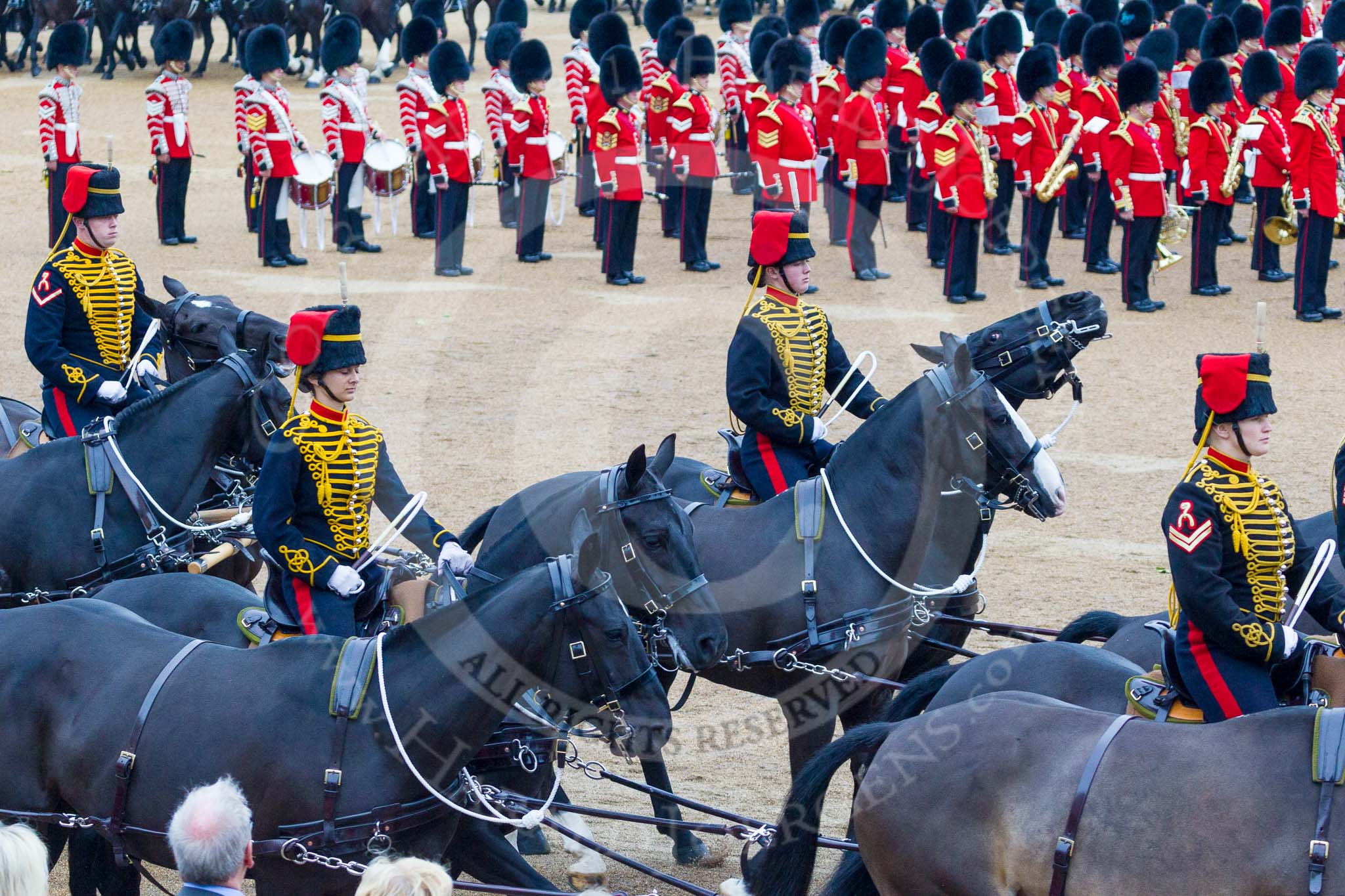 Trooping the Colour 2015. Image #545, 13 June 2015 11:53 Horse Guards Parade, London, UK