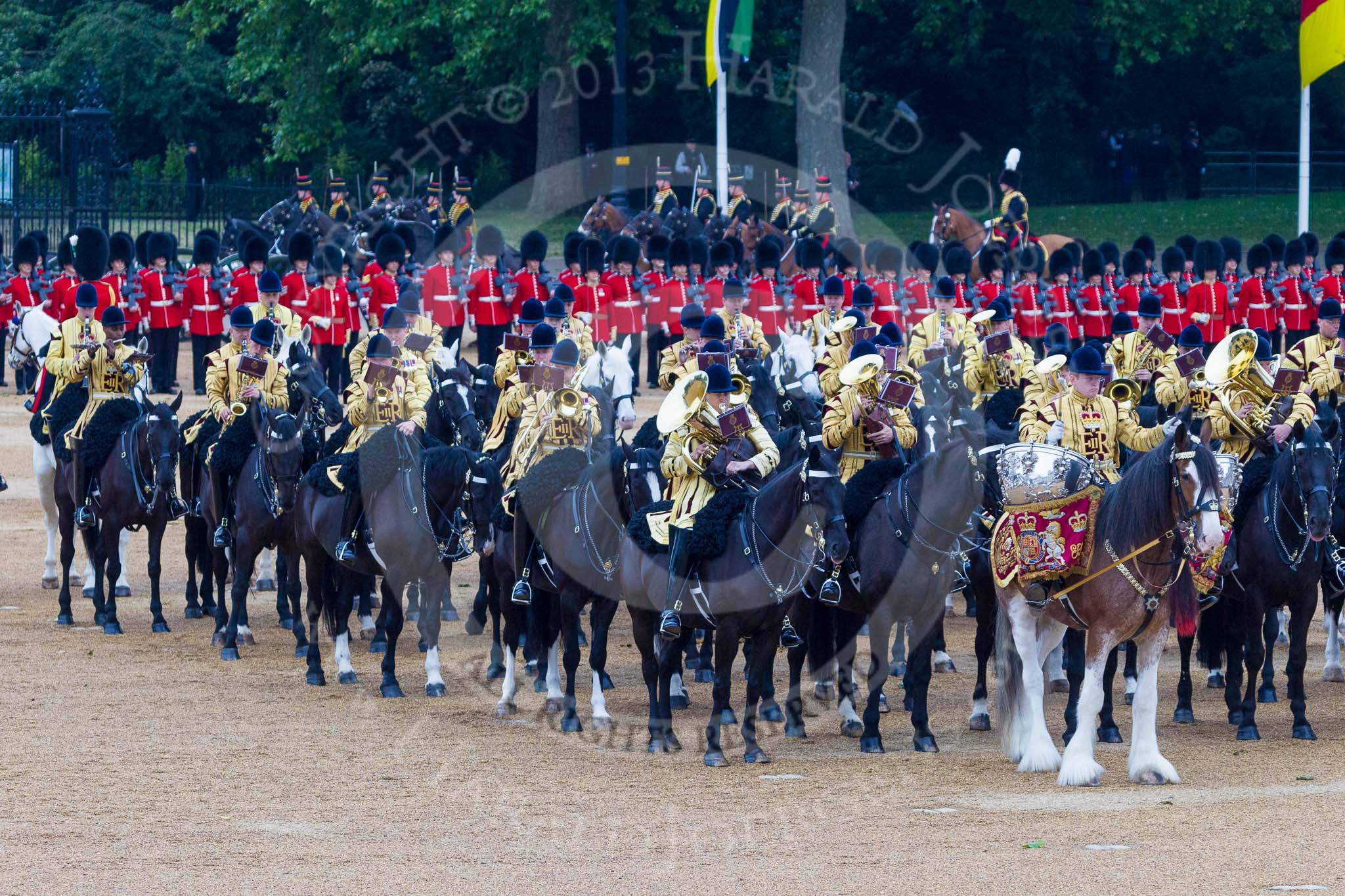 Trooping the Colour 2015. Image #574, 13 June 2015 11:56 Horse Guards Parade, London, UK