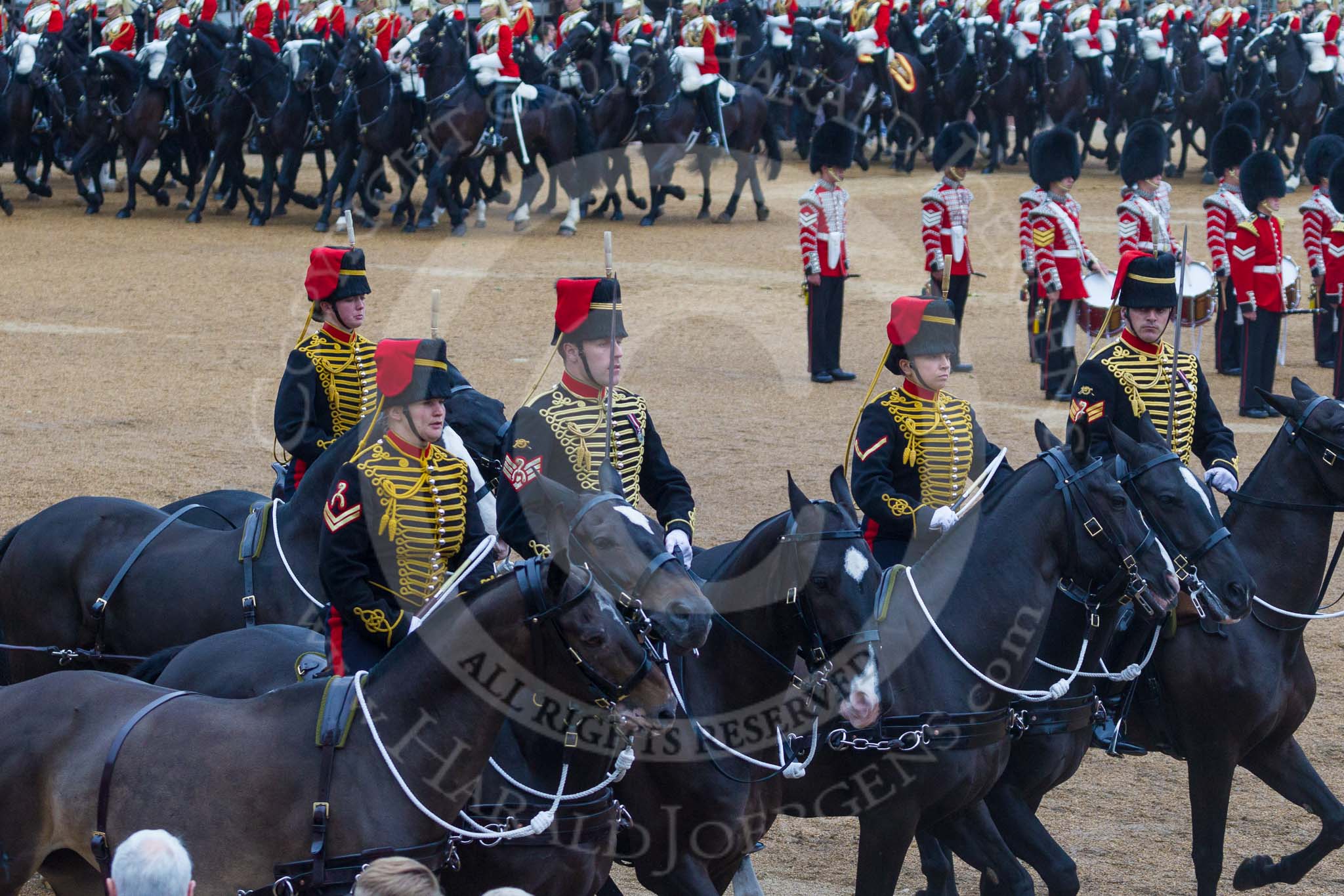 Trooping the Colour 2015. Image #585, 13 June 2015 11:57 Horse Guards Parade, London, UK