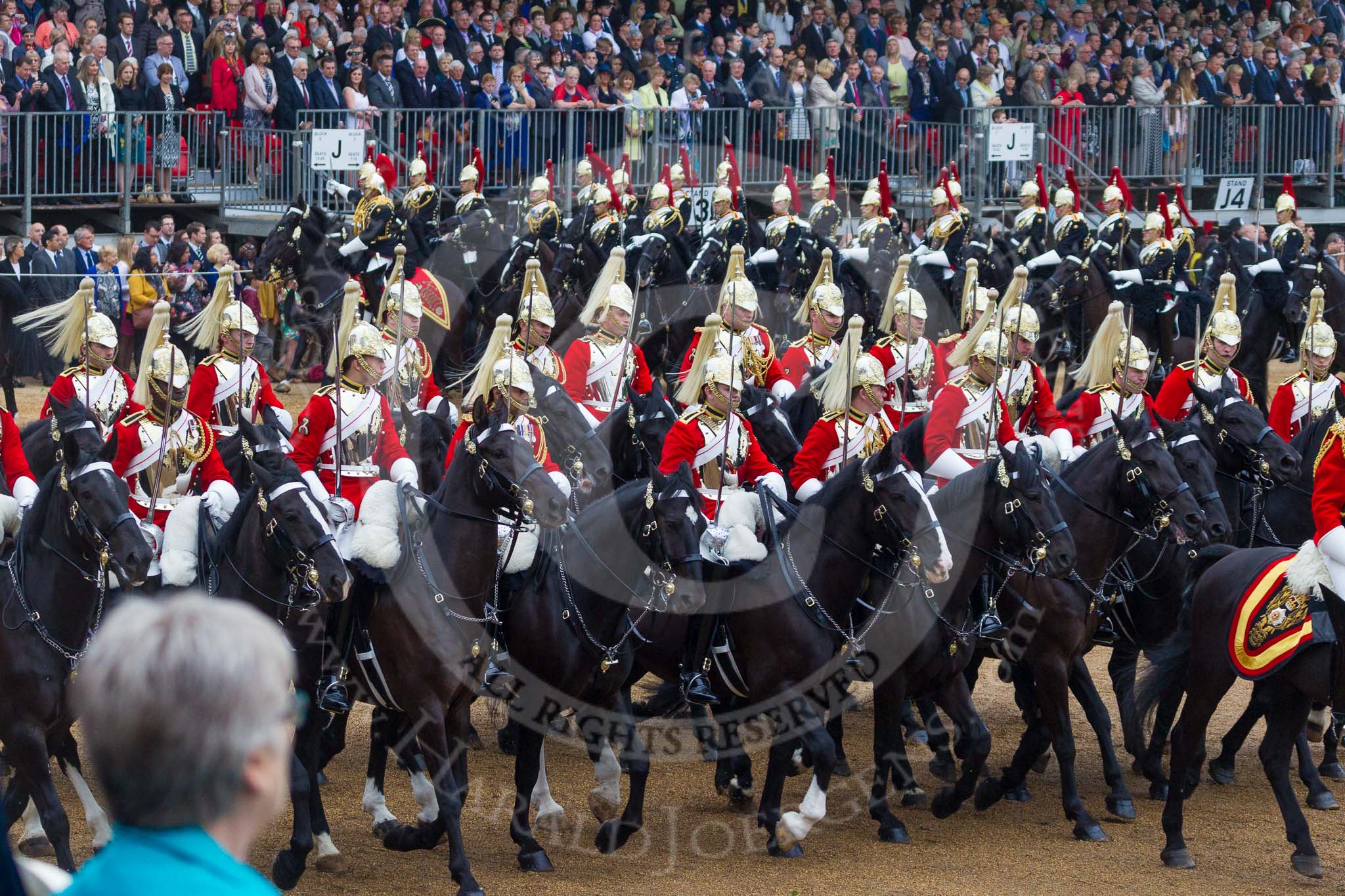 Trooping the Colour 2015. Image #595, 13 June 2015 11:58 Horse Guards Parade, London, UK