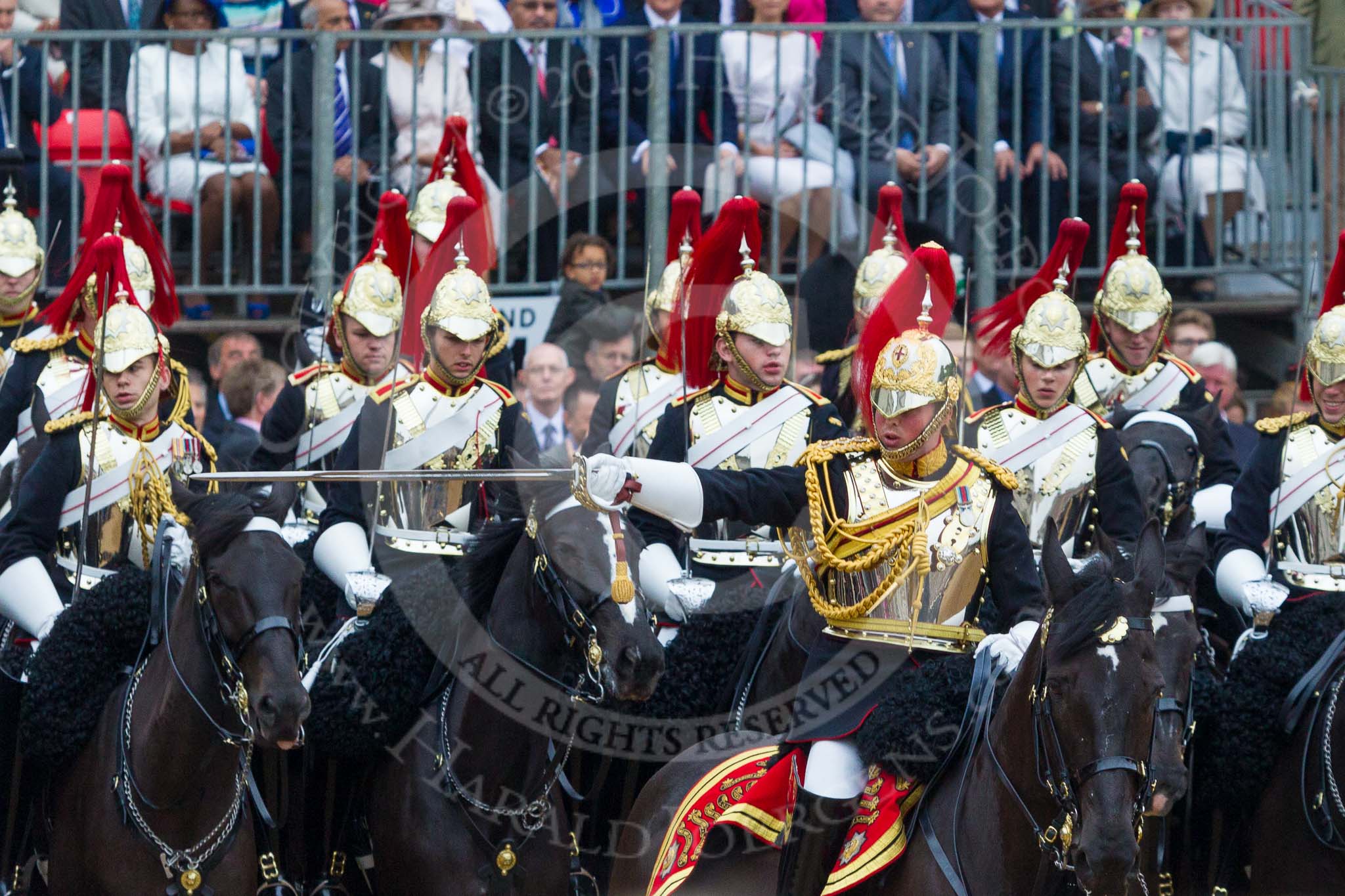 Trooping the Colour 2015. Image #603, 13 June 2015 11:58 Horse Guards Parade, London, UK