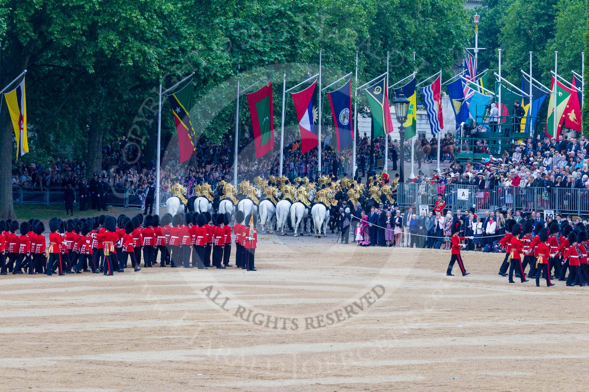 Trooping the Colour 2015. Image #636, 13 June 2015 12:03 Horse Guards Parade, London, UK