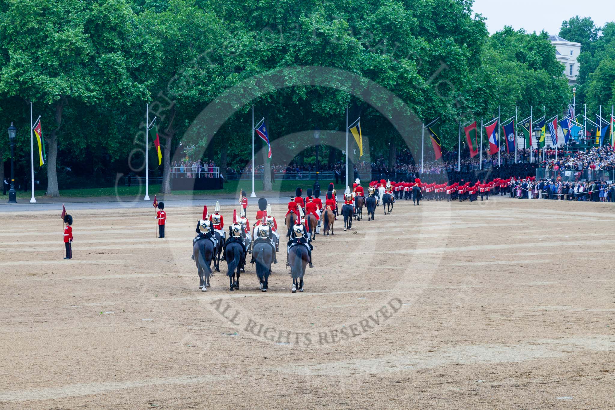 Trooping the Colour 2015. Image #684, 13 June 2015 12:12 Horse Guards Parade, London, UK