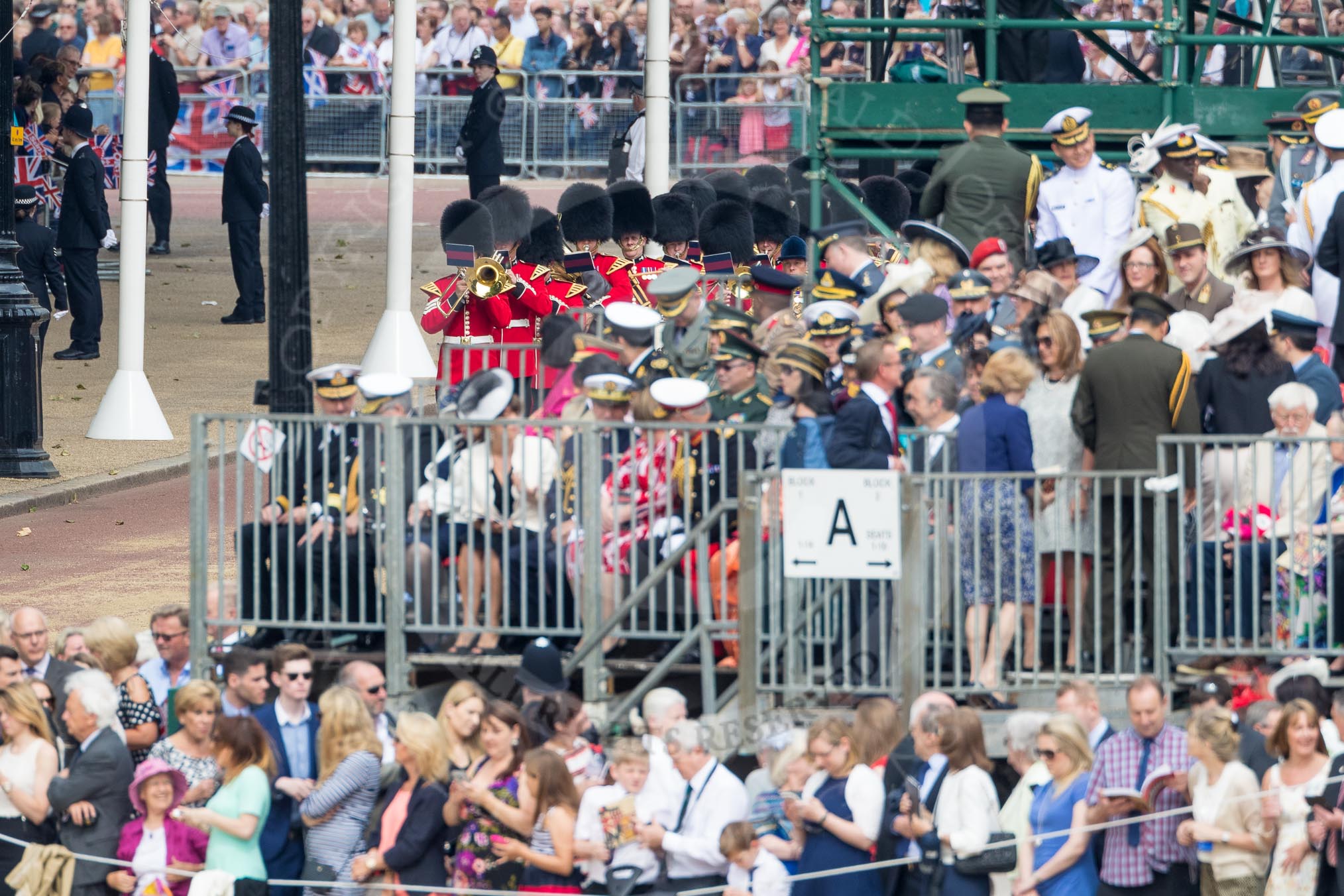 Trooping the Colour 2016.
Horse Guards Parade, Westminster,
London SW1A,
London,
United Kingdom,
on 11 June 2016 at 10:13, image #82