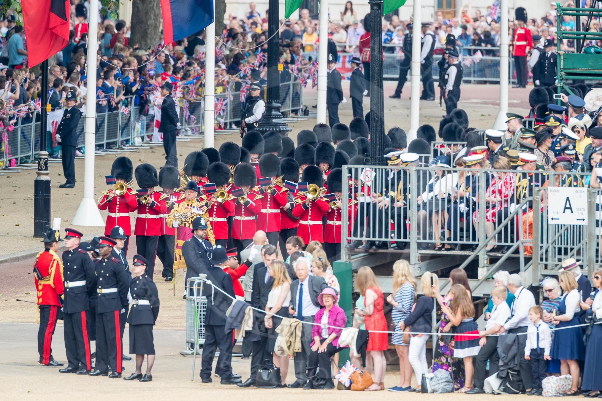 Trooping the Colour 2016.
Horse Guards Parade, Westminster,
London SW1A,
London,
United Kingdom,
on 11 June 2016 at 10:25, image #121