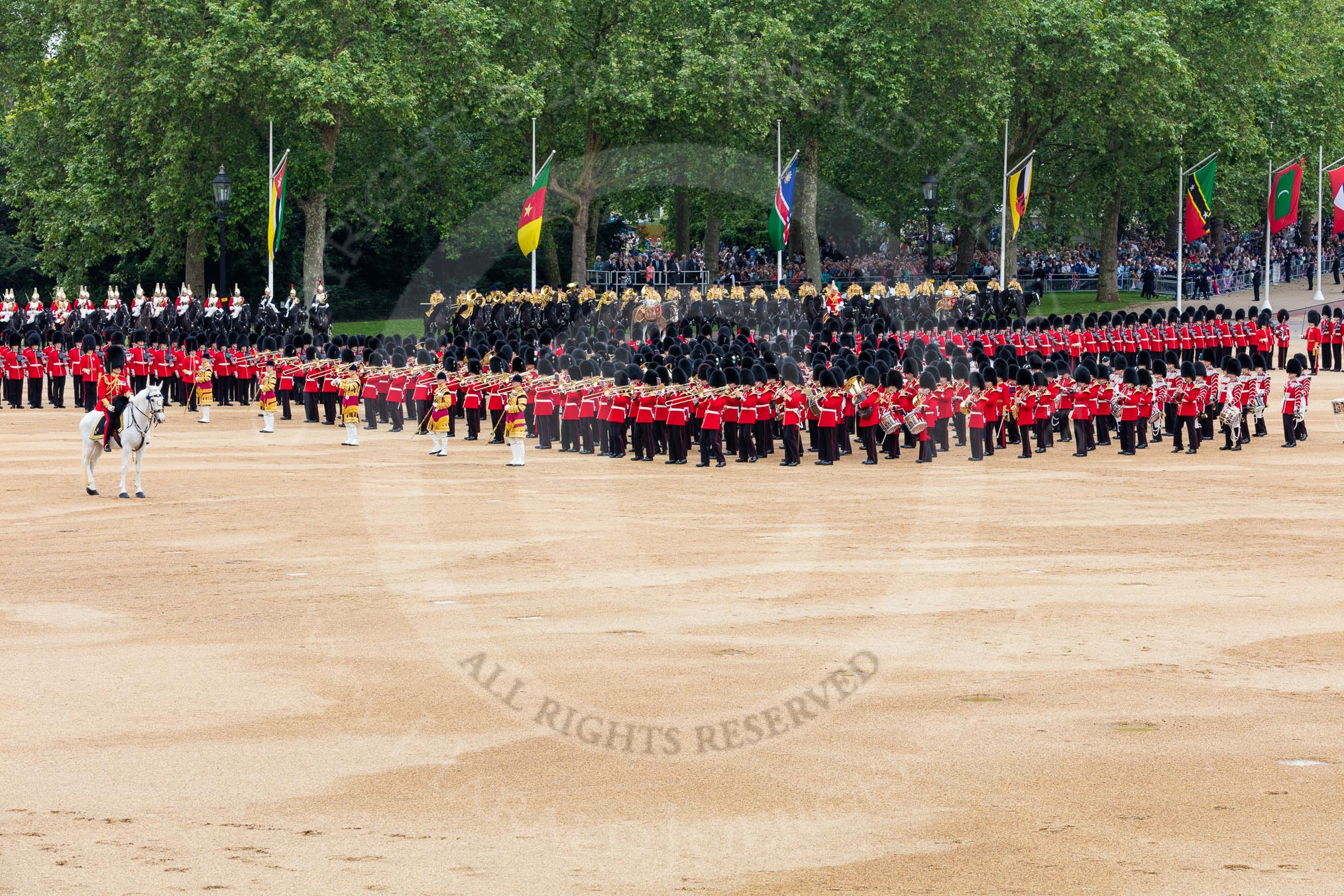 Trooping the Colour 2016.
Horse Guards Parade, Westminster,
London SW1A,
London,
United Kingdom,
on 11 June 2016 at 11:24, image #545