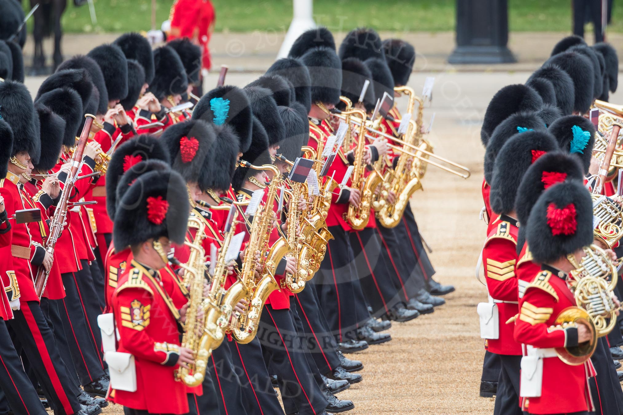 Trooping the Colour 2016.
Horse Guards Parade, Westminster,
London SW1A,
London,
United Kingdom,
on 11 June 2016 at 11:33, image #613