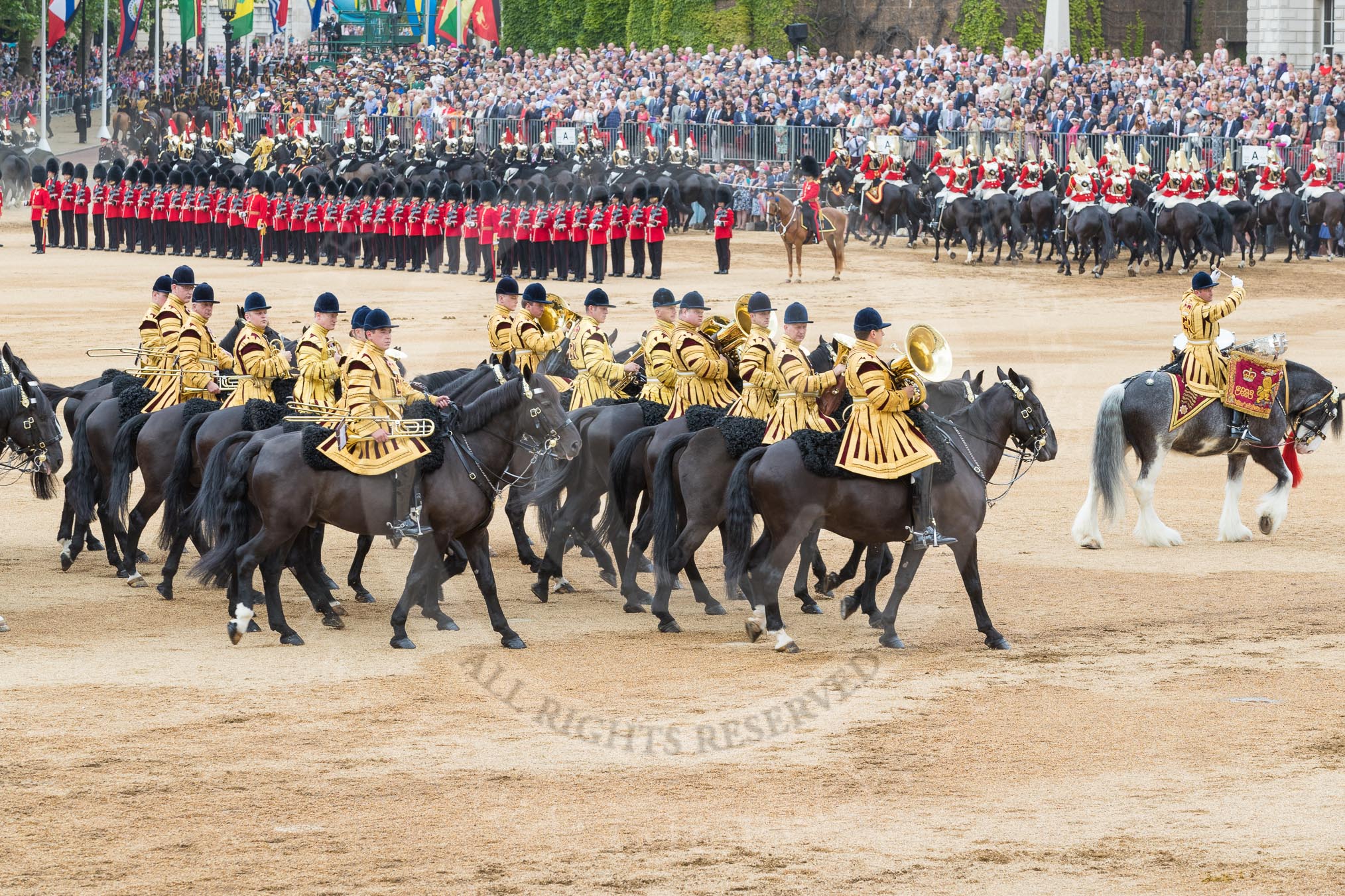Trooping the Colour 2016.
Horse Guards Parade, Westminster,
London SW1A,
London,
United Kingdom,
on 11 June 2016 at 12:02, image #837