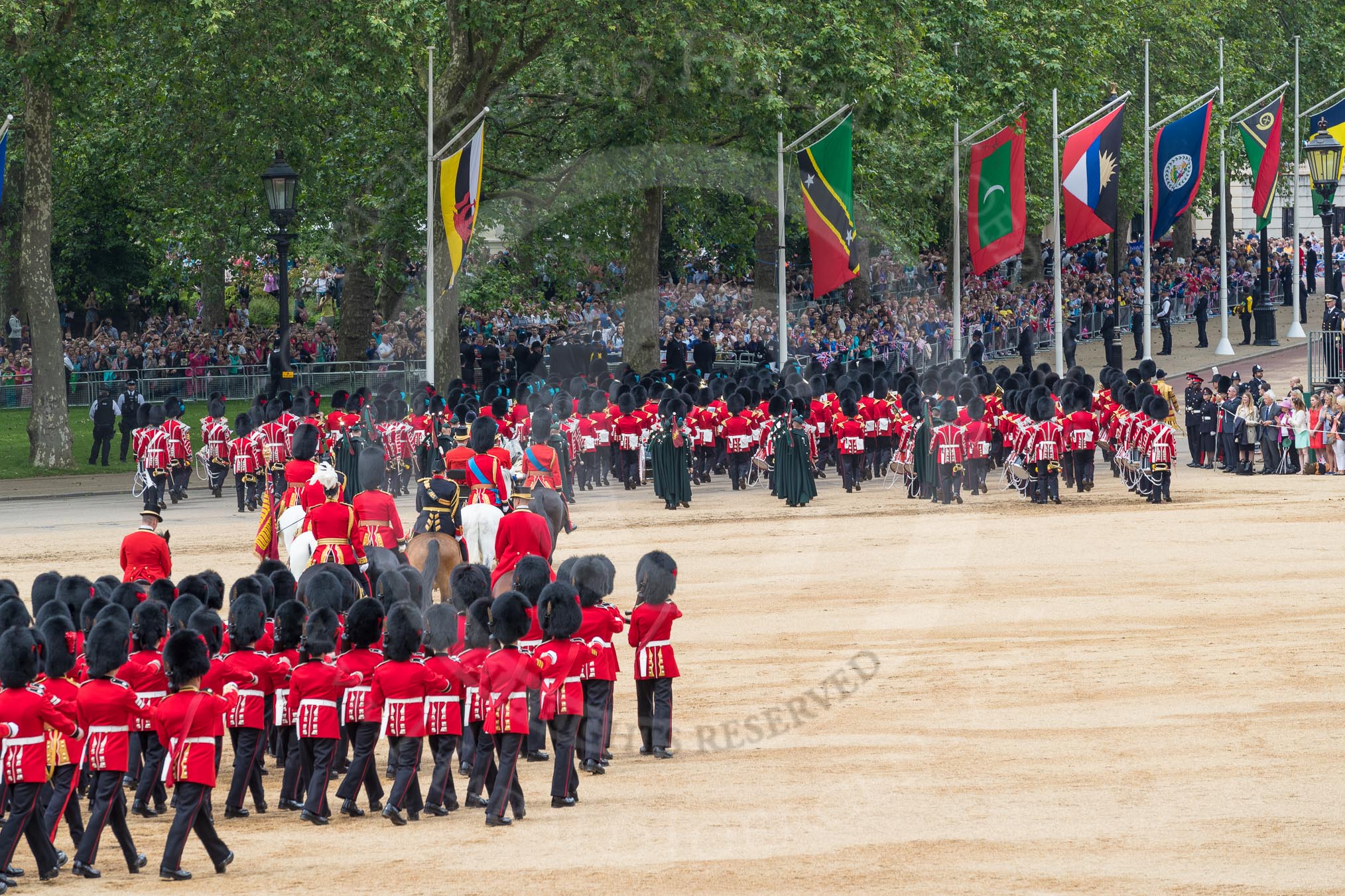 Trooping the Colour 2016.
Horse Guards Parade, Westminster,
London SW1A,
London,
United Kingdom,
on 11 June 2016 at 12:15, image #904