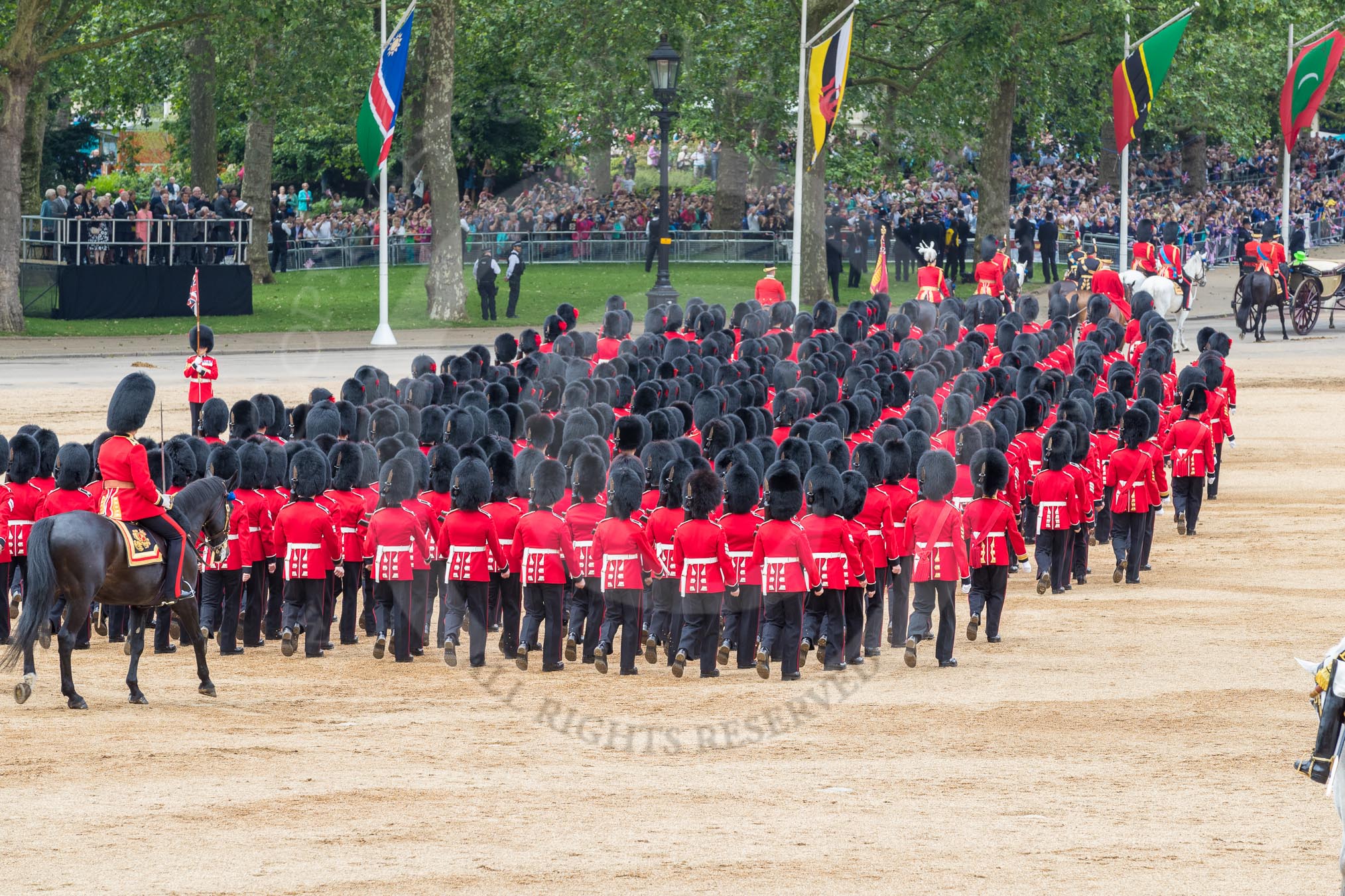 Trooping the Colour 2016.
Horse Guards Parade, Westminster,
London SW1A,
London,
United Kingdom,
on 11 June 2016 at 12:15, image #910