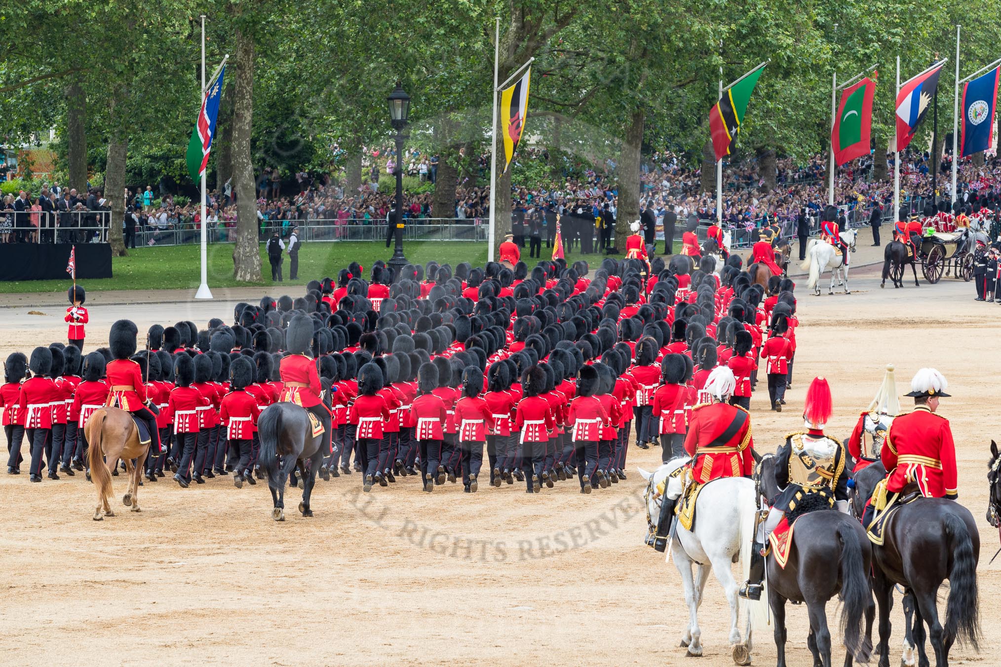 Trooping the Colour 2016.
Horse Guards Parade, Westminster,
London SW1A,
London,
United Kingdom,
on 11 June 2016 at 12:15, image #911