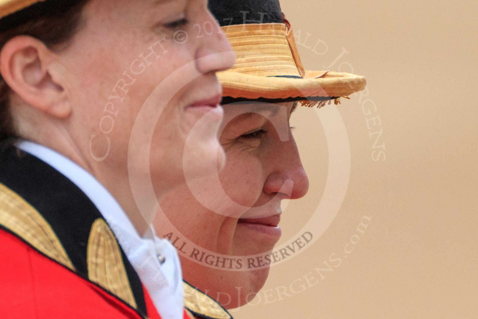 during The Colonel's Review {iptcyear4} (final rehearsal for Trooping the Colour, The Queen's Birthday Parade)  at Horse Guards Parade, Westminster, London, 2 June 2018, 10:51.