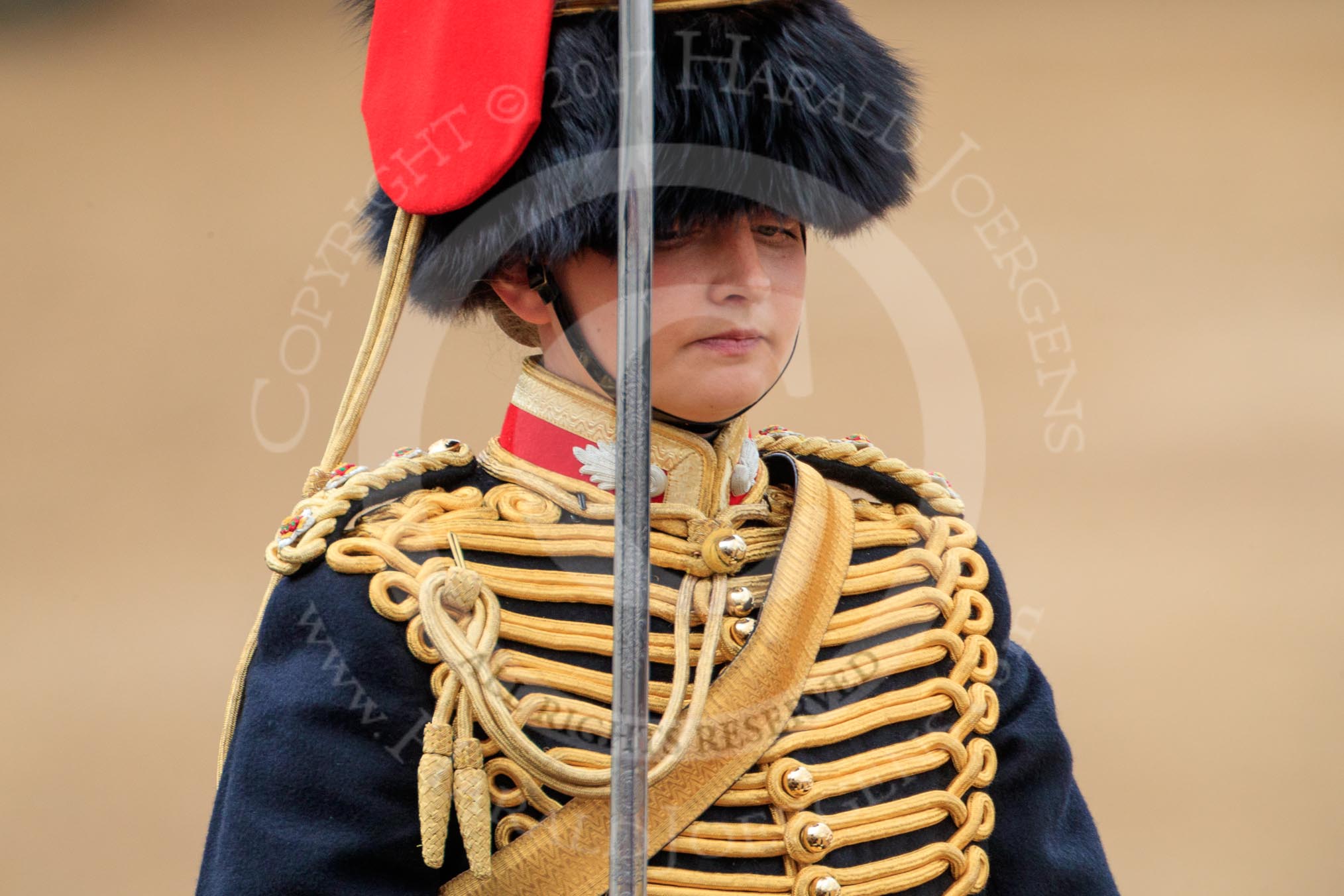 during The Colonel's Review {iptcyear4} (final rehearsal for Trooping the Colour, The Queen's Birthday Parade)  at Horse Guards Parade, Westminster, London, 2 June 2018, 11:57.