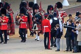during The Colonel's Review {iptcyear4} (final rehearsal for Trooping the Colour, The Queen's Birthday Parade)  at Horse Guards Parade, Westminster, London, 2 June 2018, 10:15.