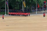 during The Colonel's Review {iptcyear4} (final rehearsal for Trooping the Colour, The Queen's Birthday Parade)  at Horse Guards Parade, Westminster, London, 2 June 2018, 10:25.