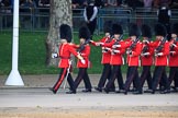 during The Colonel's Review {iptcyear4} (final rehearsal for Trooping the Colour, The Queen's Birthday Parade)  at Horse Guards Parade, Westminster, London, 2 June 2018, 10:28.