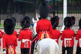 during The Colonel's Review {iptcyear4} (final rehearsal for Trooping the Colour, The Queen's Birthday Parade)  at Horse Guards Parade, Westminster, London, 2 June 2018, 10:44.