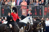 during The Colonel's Review {iptcyear4} (final rehearsal for Trooping the Colour, The Queen's Birthday Parade)  at Horse Guards Parade, Westminster, London, 2 June 2018, 10:59.