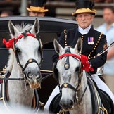 during The Colonel's Review {iptcyear4} (final rehearsal for Trooping the Colour, The Queen's Birthday Parade)  at Horse Guards Parade, Westminster, London, 2 June 2018, 10:59.