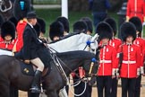 during The Colonel's Review {iptcyear4} (final rehearsal for Trooping the Colour, The Queen's Birthday Parade)  at Horse Guards Parade, Westminster, London, 2 June 2018, 11:02.