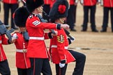 during The Colonel's Review {iptcyear4} (final rehearsal for Trooping the Colour, The Queen's Birthday Parade)  at Horse Guards Parade, Westminster, London, 2 June 2018, 11:17.