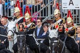 during The Colonel's Review {iptcyear4} (final rehearsal for Trooping the Colour, The Queen's Birthday Parade)  at Horse Guards Parade, Westminster, London, 2 June 2018, 11:55.