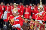 during The Colonel's Review {iptcyear4} (final rehearsal for Trooping the Colour, The Queen's Birthday Parade)  at Horse Guards Parade, Westminster, London, 2 June 2018, 11:55.