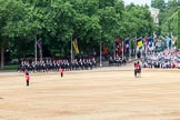 during The Colonel's Review {iptcyear4} (final rehearsal for Trooping the Colour, The Queen's Birthday Parade)  at Horse Guards Parade, Westminster, London, 2 June 2018, 12:10.