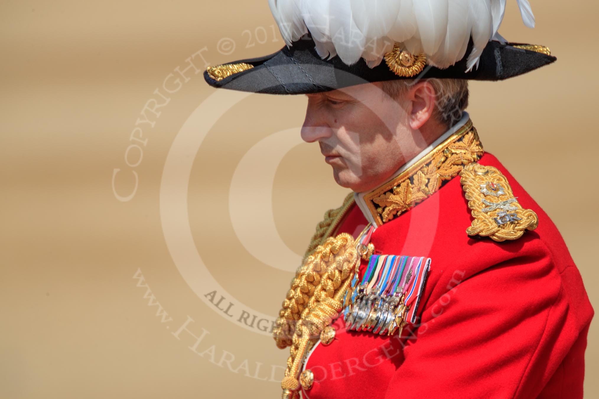 during Trooping the Colour {iptcyear4}, The Queen's Birthday Parade at Horse Guards Parade, Westminster, London, 9 June 2018, 11:00.