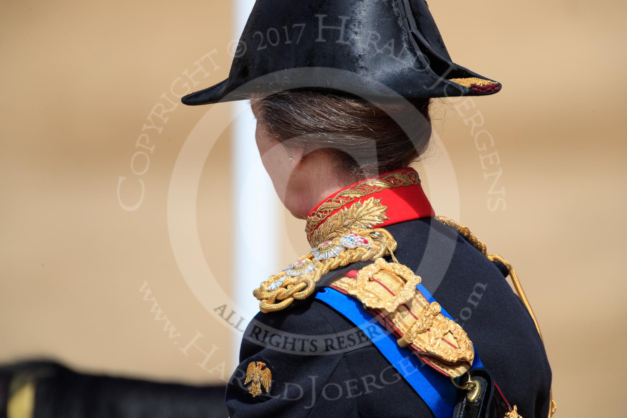 during Trooping the Colour {iptcyear4}, The Queen's Birthday Parade at Horse Guards Parade, Westminster, London, 9 June 2018, 11:06.