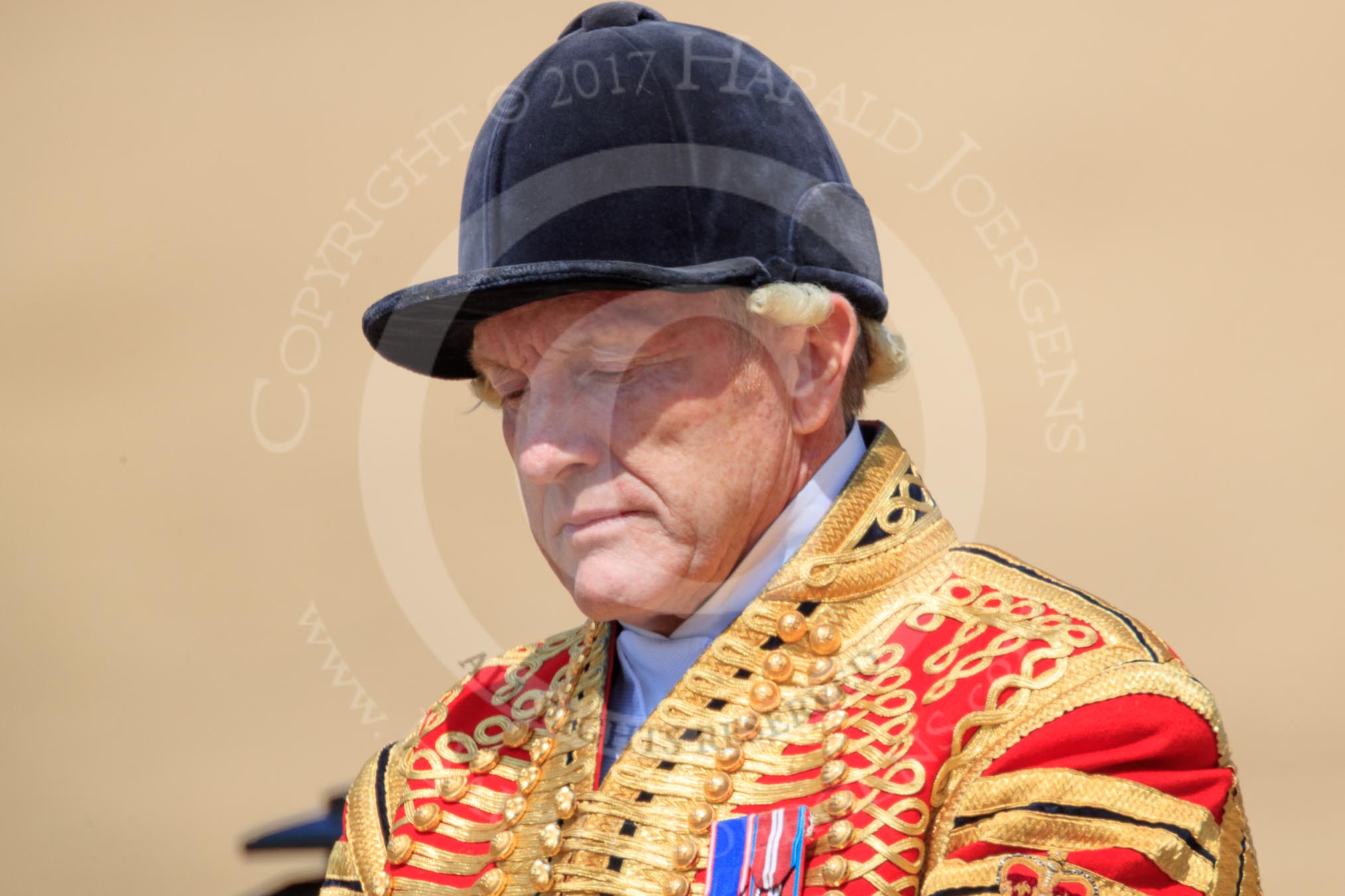 during Trooping the Colour {iptcyear4}, The Queen's Birthday Parade at Horse Guards Parade, Westminster, London, 9 June 2018, 12:13.