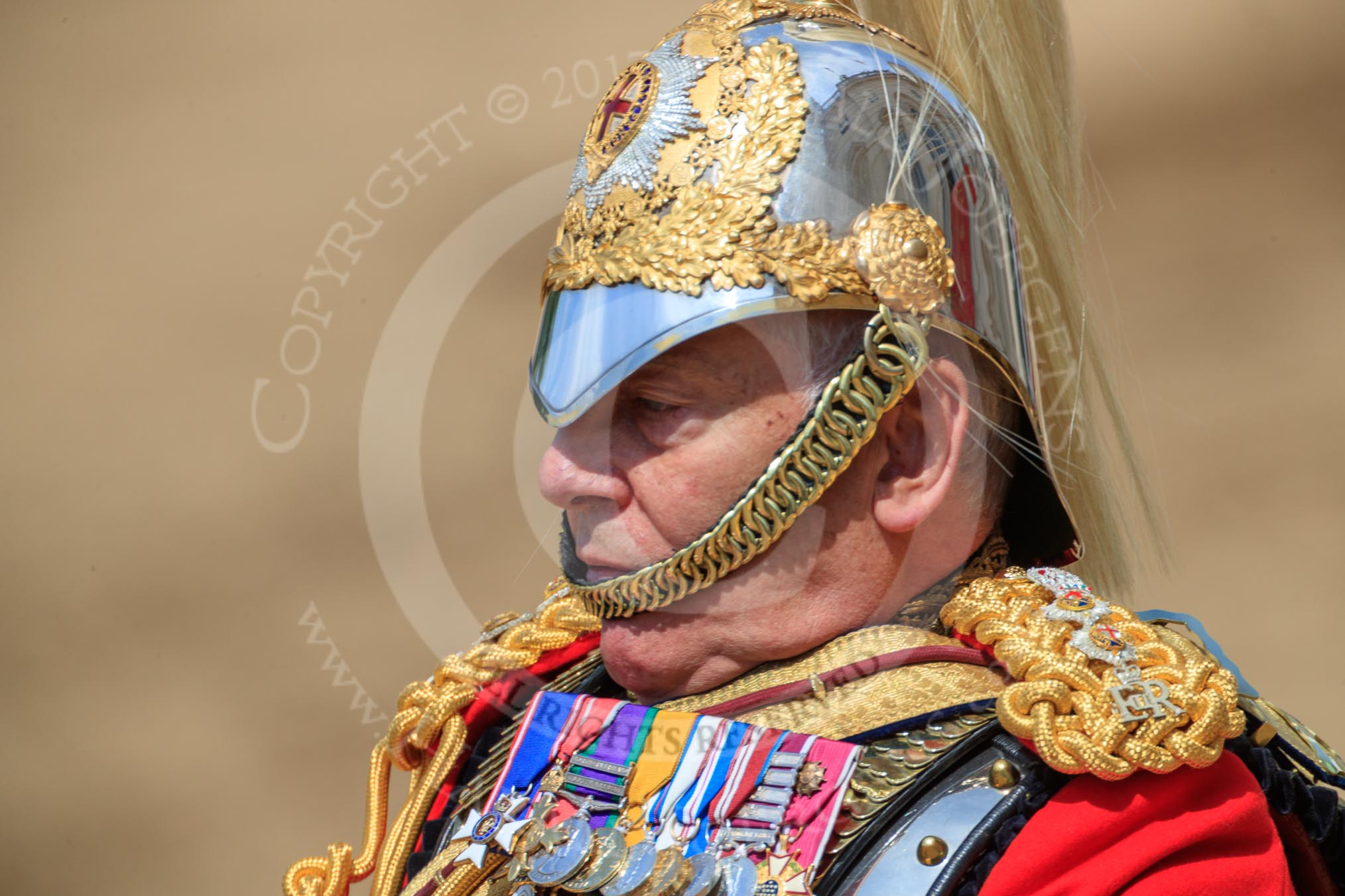 during Trooping the Colour {iptcyear4}, The Queen's Birthday Parade at Horse Guards Parade, Westminster, London, 9 June 2018, 12:15.