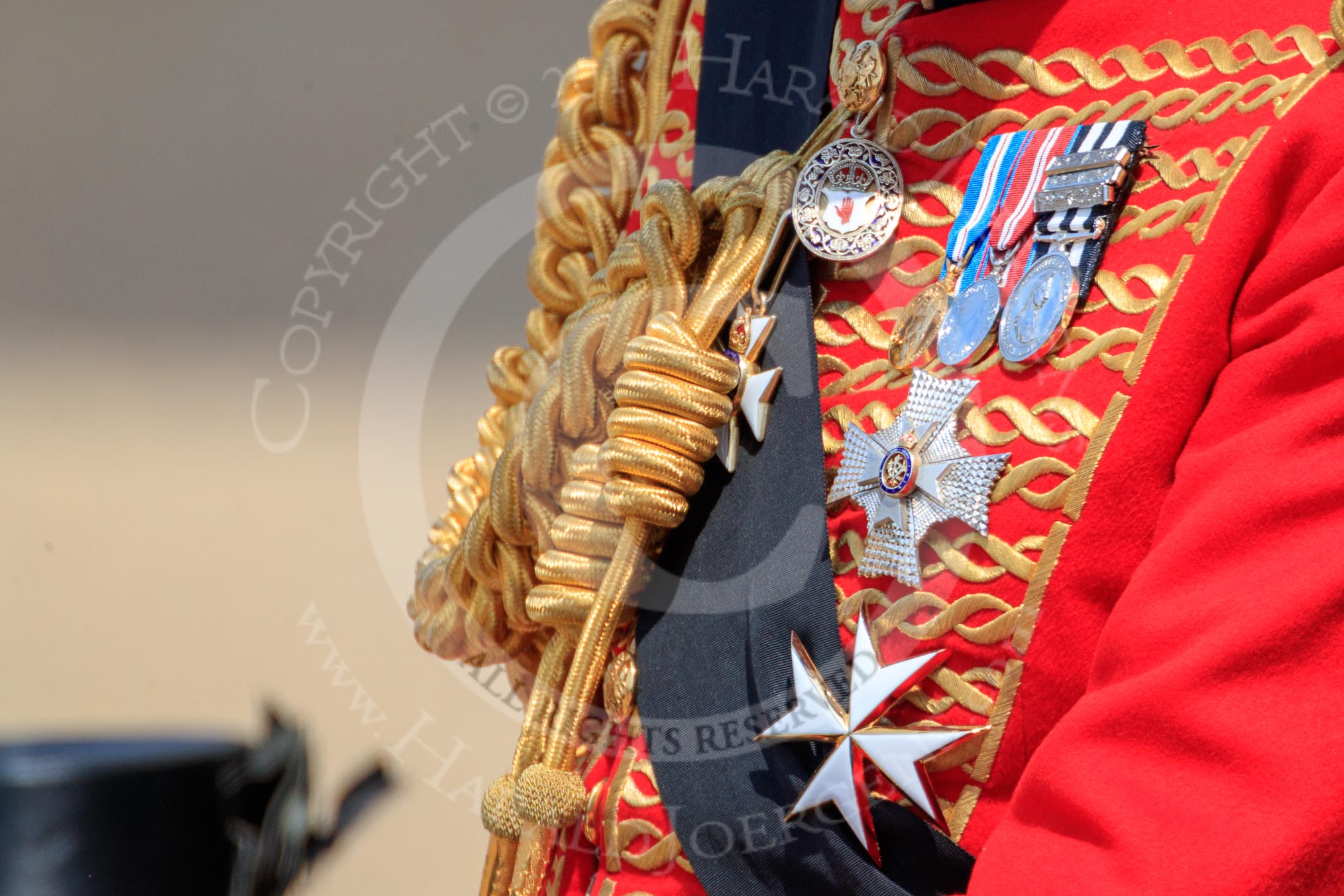 during Trooping the Colour {iptcyear4}, The Queen's Birthday Parade at Horse Guards Parade, Westminster, London, 9 June 2018, 12:16.