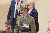 Australian Army Major Michael Henderson during Trooping the Colour 2018, The Queen's Birthday Parade at Horse Guards Parade, Westminster, London, 9 June 2018, 09:04.