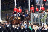 during Trooping the Colour {iptcyear4}, The Queen's Birthday Parade at Horse Guards Parade, Westminster, London, 9 June 2018, 10:48.