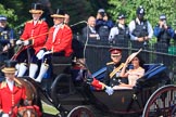 during Trooping the Colour {iptcyear4}, The Queen's Birthday Parade at Horse Guards Parade, Westminster, London, 9 June 2018, 10:49.