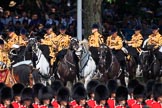 during Trooping the Colour {iptcyear4}, The Queen's Birthday Parade at Horse Guards Parade, Westminster, London, 9 June 2018, 10:56.