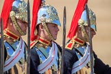 during Trooping the Colour {iptcyear4}, The Queen's Birthday Parade at Horse Guards Parade, Westminster, London, 9 June 2018, 10:57.