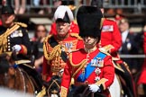 during Trooping the Colour {iptcyear4}, The Queen's Birthday Parade at Horse Guards Parade, Westminster, London, 9 June 2018, 10:59.