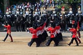 during Trooping the Colour {iptcyear4}, The Queen's Birthday Parade at Horse Guards Parade, Westminster, London, 9 June 2018, 11:45.