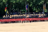 during Trooping the Colour {iptcyear4}, The Queen's Birthday Parade at Horse Guards Parade, Westminster, London, 9 June 2018, 11:54.