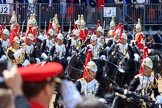 during Trooping the Colour {iptcyear4}, The Queen's Birthday Parade at Horse Guards Parade, Westminster, London, 9 June 2018, 11:58.
