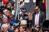 during Trooping the Colour {iptcyear4}, The Queen's Birthday Parade at Horse Guards Parade, Westminster, London, 9 June 2018, 12:21.